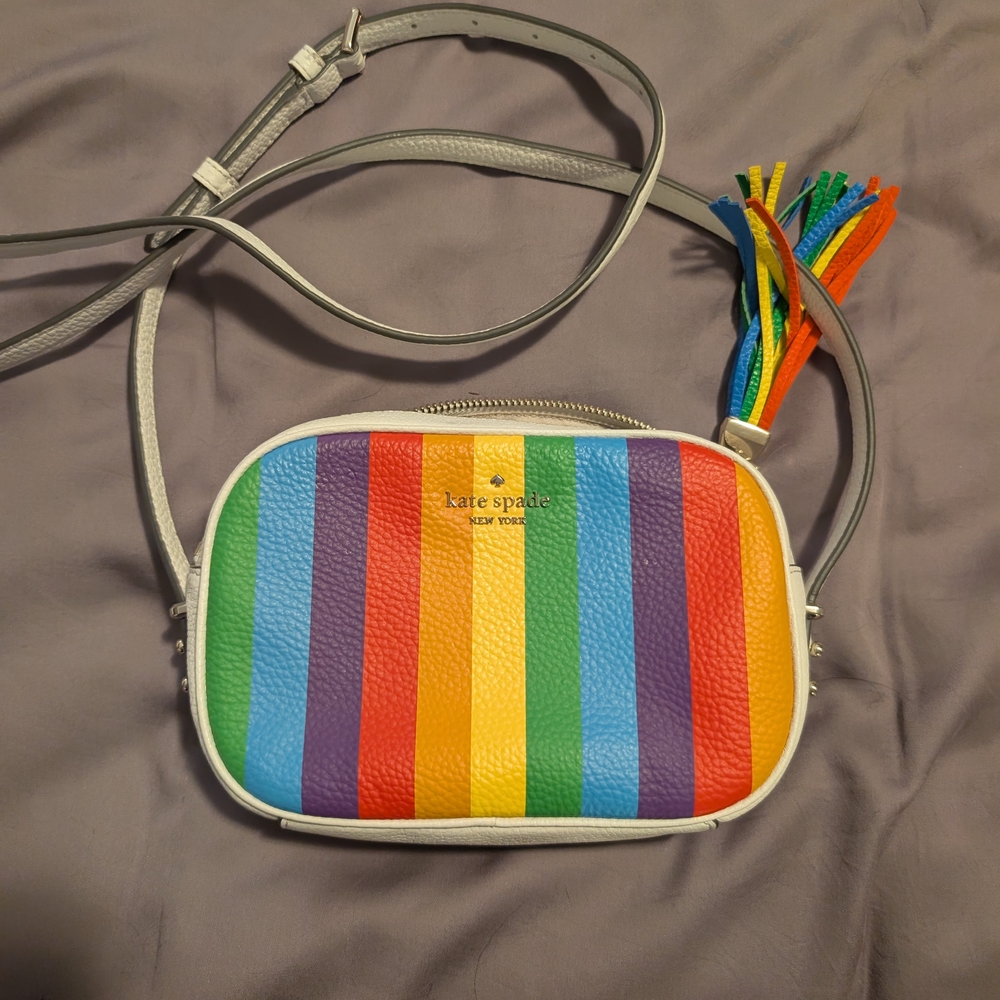 Kate Spade Multicolor Stripe Crossbody Bag